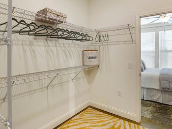 Oversized walk-in closets
